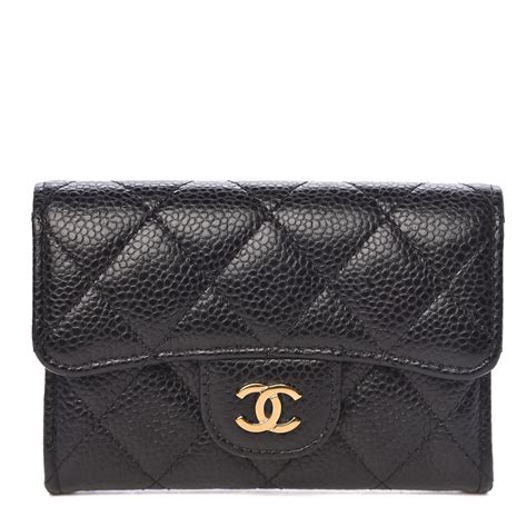 chanel black cardholder|Chanel card holder with flap.